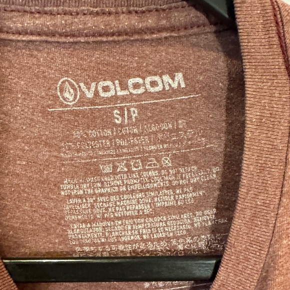 Volcom Men's Rust Brown Short Sleeve Tee - Picture 2 of 5